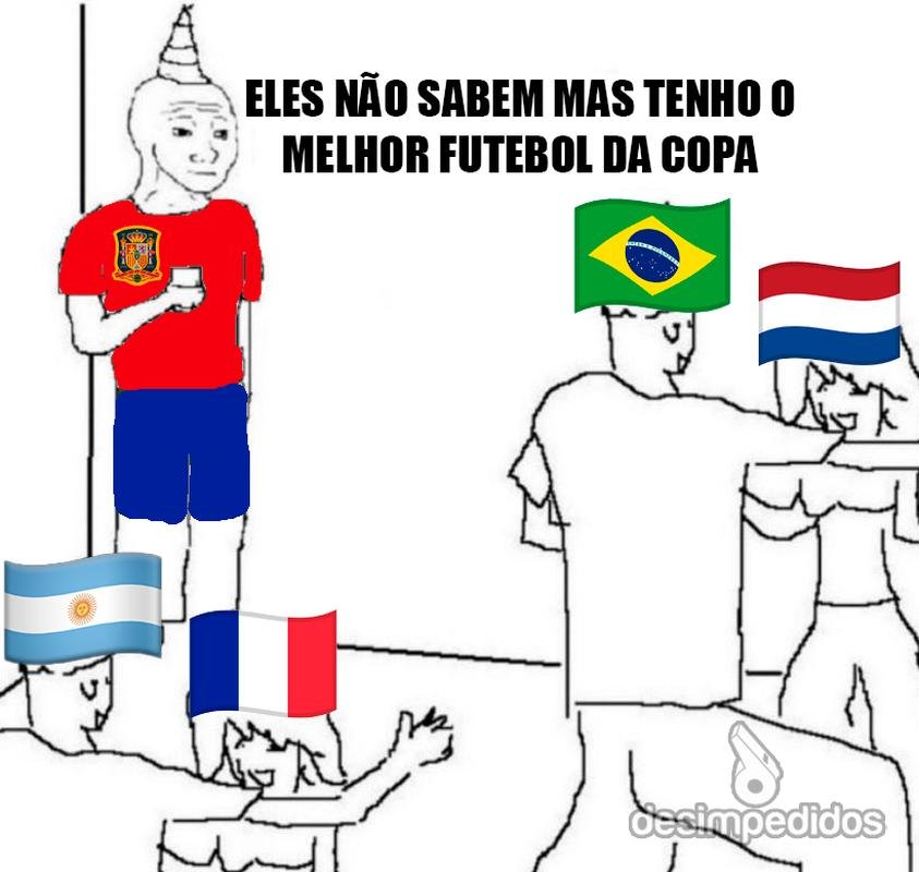 Memes da eliminao da Espanha nas oitavas de final da Copa do Mundo
