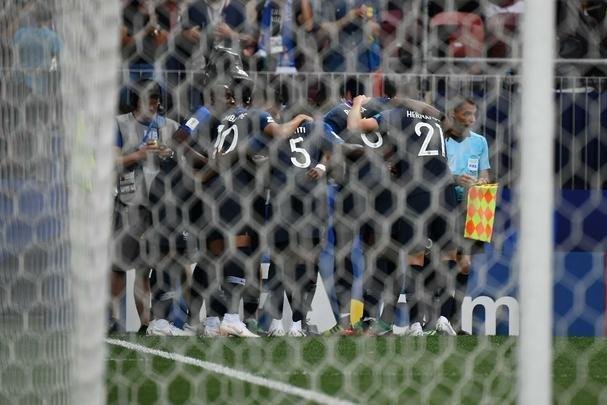 Fotos da final da Copa do Mundo, entre Frana e Crocia, em Moscou