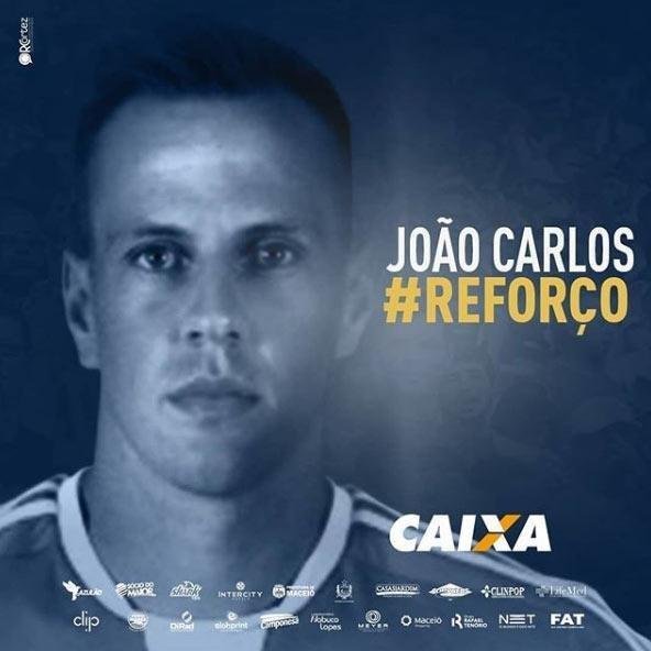 Um dos reforos do CSA para 2019  o goleiro Joo Carlos. Ele estava no rival CRB.
