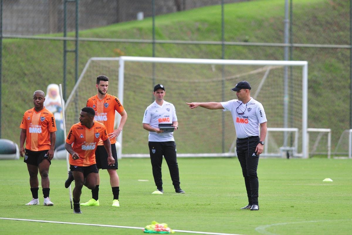 Fotos do primeiro treino do Atltico em 2020. Foi a primeira atividade comandada pelo venezuelano Rafael Dudamel