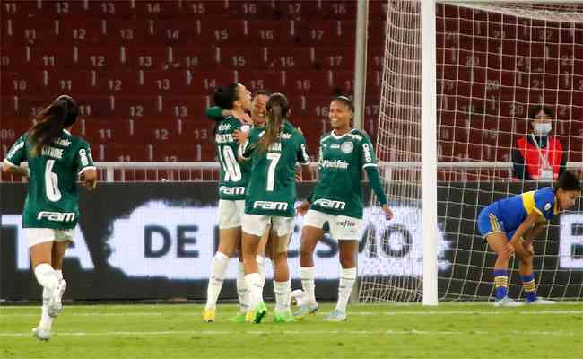 Palmeiras atropelou o Boca Juniors na final e conquistou a Libertadores Feminina