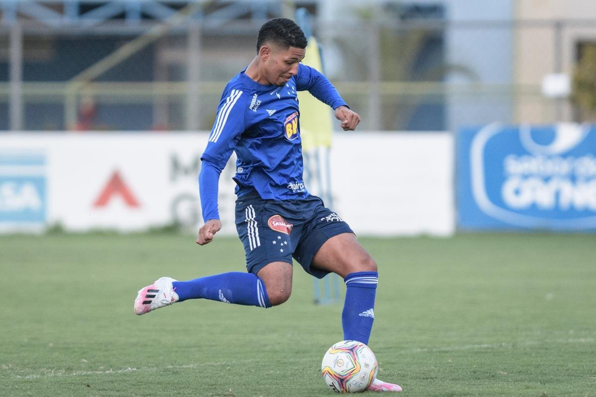 Imagens do treino do Cruzeiro neste domingo (8/11)