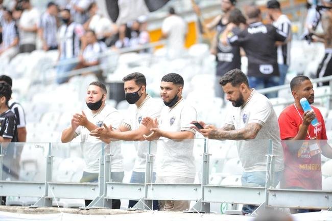 Fotos do jogo entre Atltico e Patrocinense, pelo Campeonato Mineiro