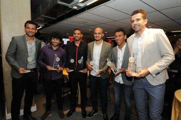 Premiados da 16 edio do Trofu Tel Santana, evento realizado no Mineiro