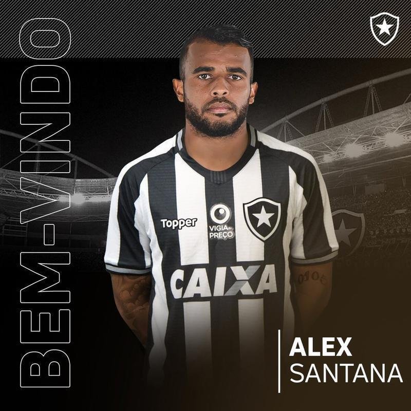 O Botafogo anunciou a contratao do volante Alex Santana, que se destacou no Campeonato Brasileiro pelo lanterna Paran