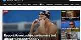 USA Today (EUA) : Nadador Ryan Lochte mentiu sobre roube  mo armada no Rio. Lchte mentiu sobre assalto e quebrou porta de banheiro em posto de gasolina