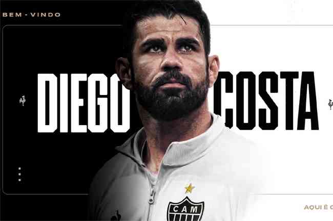 Diego Costa fechou com o Galo at o fim de 2022