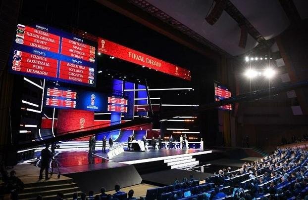 Sorteio em Moscou definiu os adversários da fase de grupos da Copa do Mundo da Rússia em 2018
