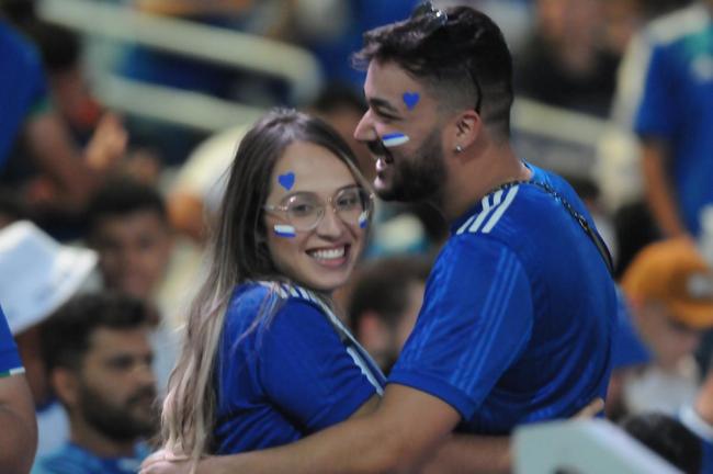 Fotos da torcida do Cruzeiro na partida de volta das oitavas de final da Copa do Brasil, contra o Fluminense, no Mineiro (Juarez Rodrigues/EM/DAPress)