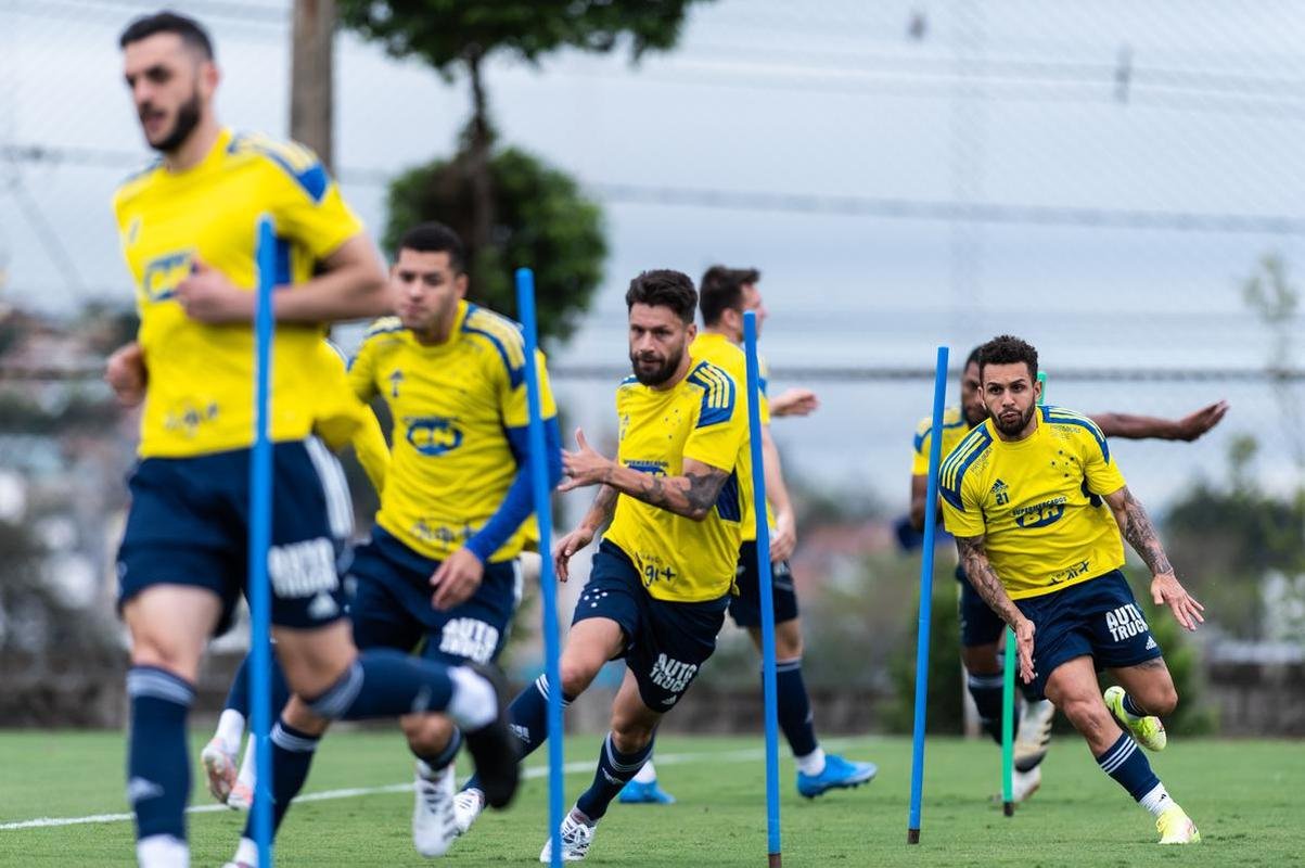 Fotos do treino do Cruzeiro nesta quarta-feira (20/10) na Toca II