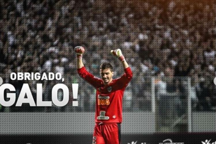 Cleiton publica despedida do Atl