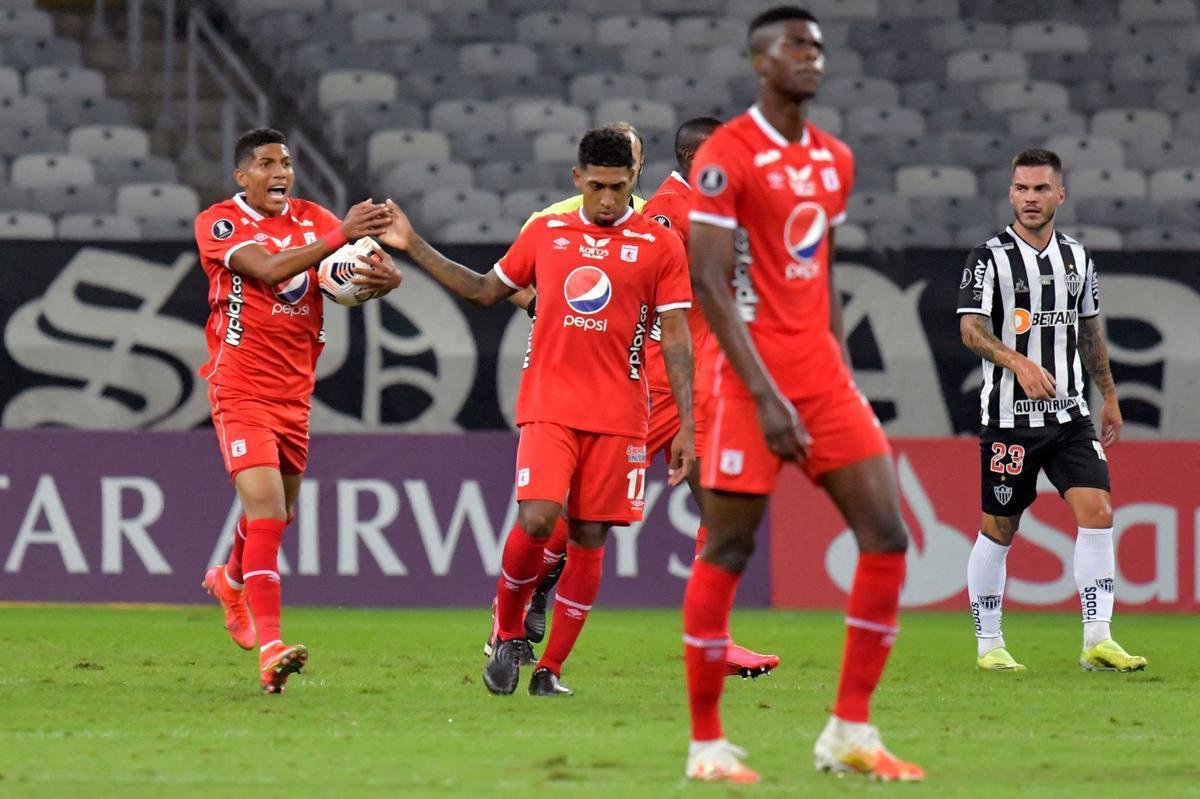 Fotos do jogo entre Atlético e América de Cáli, no Mineirão, em Belo Horizonte, pela segunda rodada do Grupo H da Copa Libertadores de 2021