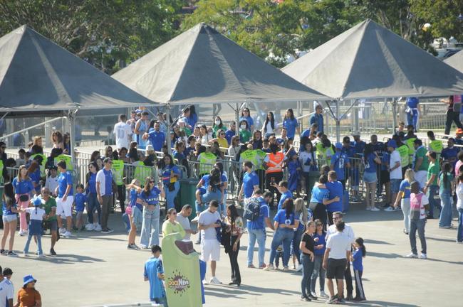 Chegada da torcida do Cruzeiro ao Mineiro para o jogo contra a Ponte Preta pela 13 rodada da Srie B do Campeonato Brasileiro. Estdio voltou a receber grande pblico