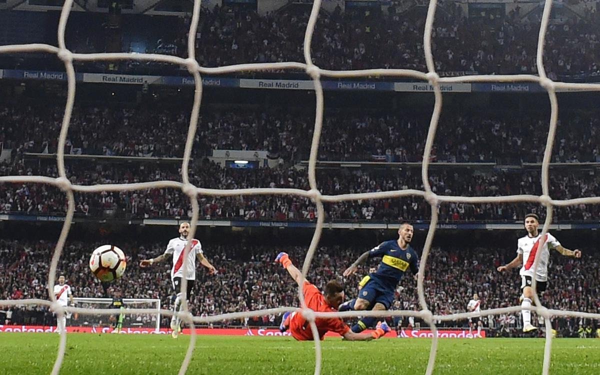 Benedetto marcou o gol do Boca Juniors sobre o River Plate na final da Libertadores, em Madri