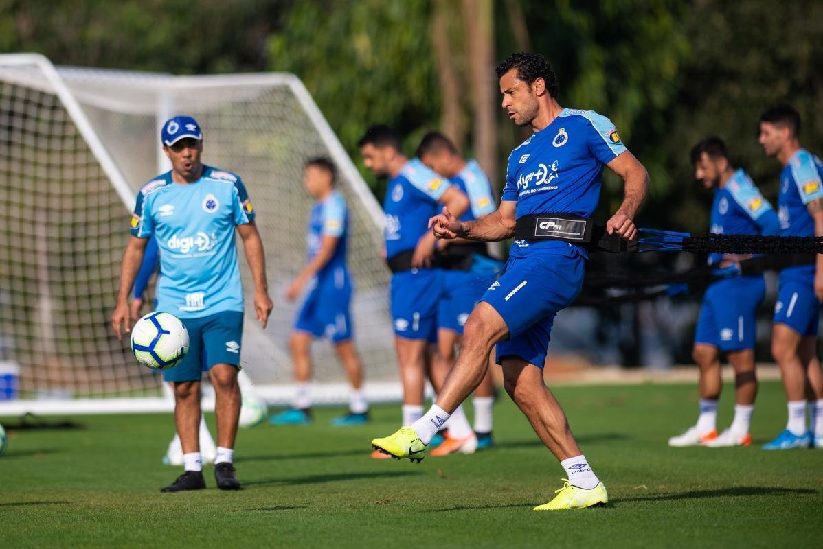 Fotos do treino do Cruzeiro desta quarta-feira, 21 de agosto, na Toca da Raposa II