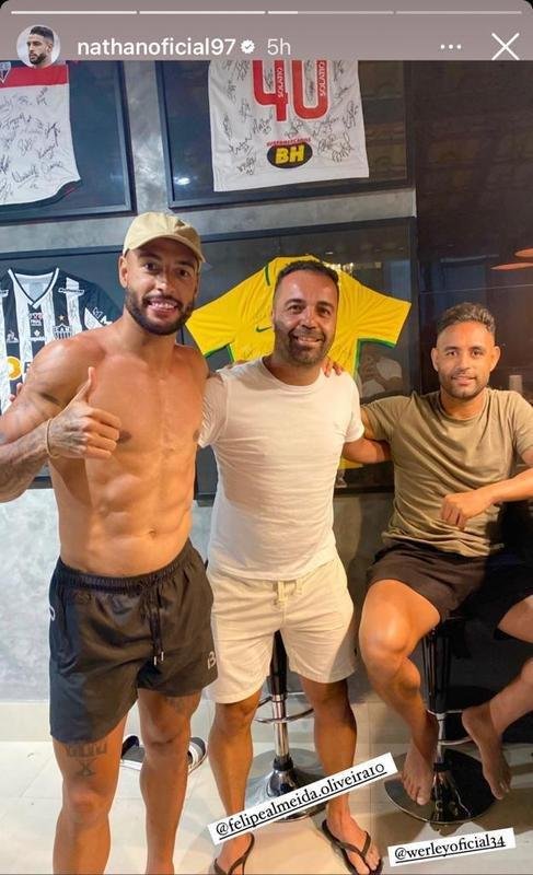 Nathan Silva com a famlia.