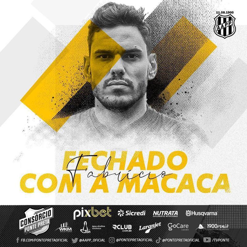 Fabrício, zagueiro (Ponte Preta)