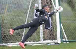 Treino do Atltico na Cidade do Galo, na manh desta tera-feira (24/1).