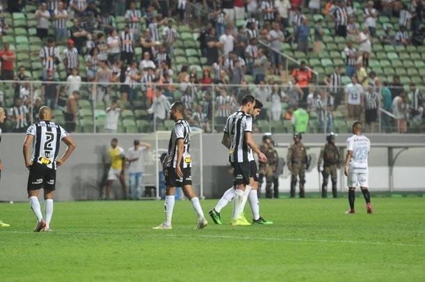 Fotos do jogo entre Atltico e Grmio
