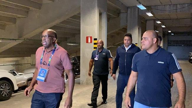 Chegada de Ronaldo ao Independ�ncia para Cruzeiro x Remo