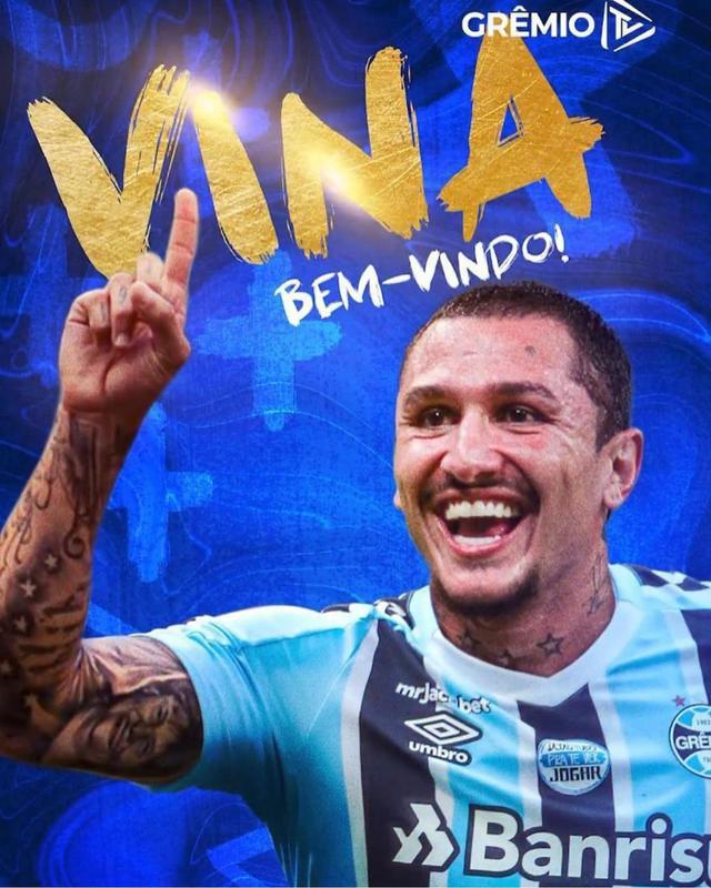 Vina - Deixou o Atltico ao fim de 2019 e foi emprestado ao Cear. Ficou no clube at o incio deste ano e fez 46 gols. Agora, acertou com o Grmio, onde jogar nesta temporada.