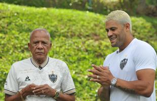 Encontro dos campees brasileiros pelo Atletico, Dad Maravilha e Hulk, na Cidade do Galo. 