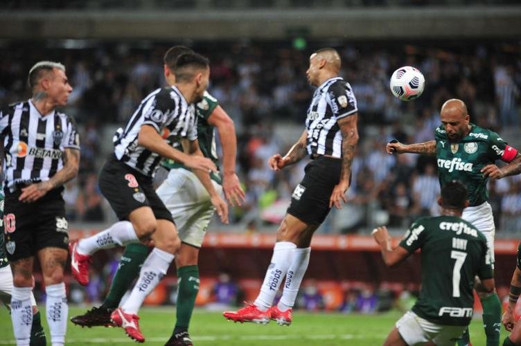 Fotos da partida de volta da semifinal da Copa Libertadores de 2021, no Mineiro, entre Atltico e Palmeiras