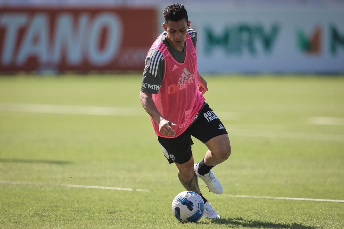 Fotos do treino do Atltico neste domingo, na Cidade do Galo