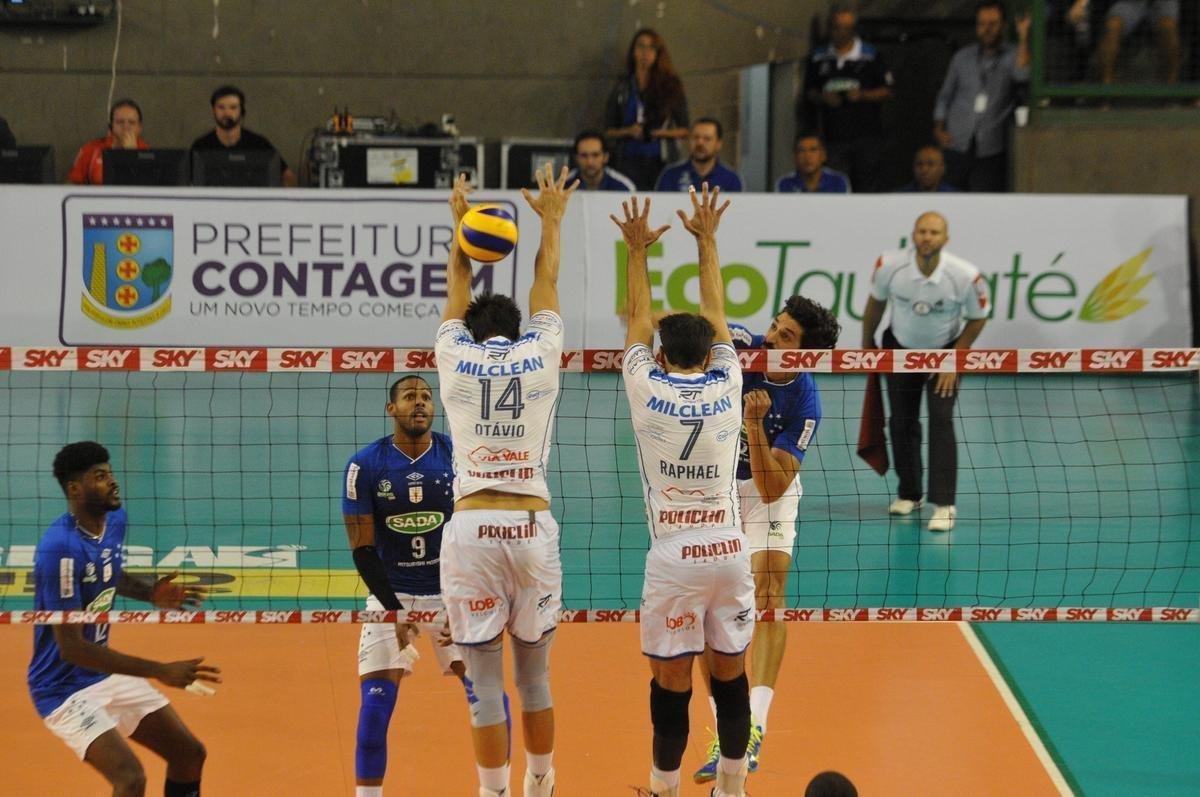 Cruzeiro venceu o Taubat por 3 sets a 1 e garantiu vaga na final da Superliga Masculina