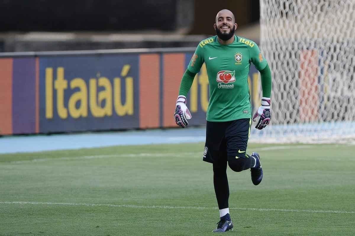 Treino da Seleo Brasileira no Engenho, no Rio de Janeiro, visando ao Jogo da Amizade