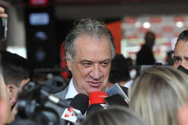 Entrevista do presidente do Atltico, Srgio Coelho, na Arena MRV