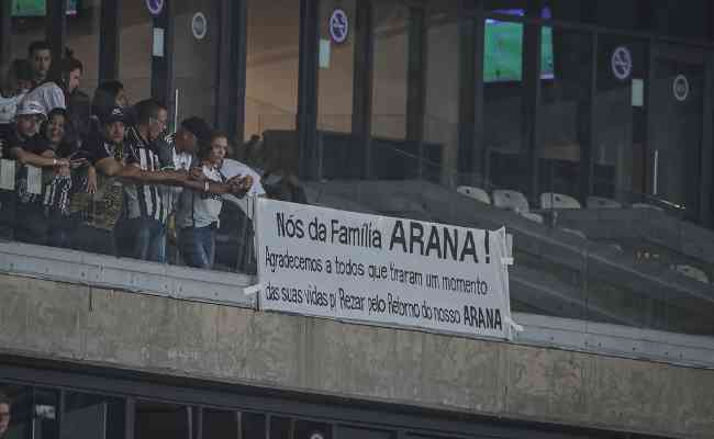 Famlia de Guilherme Arana mandou uma mensagem de agradecimento na volta dele ao Mineiro