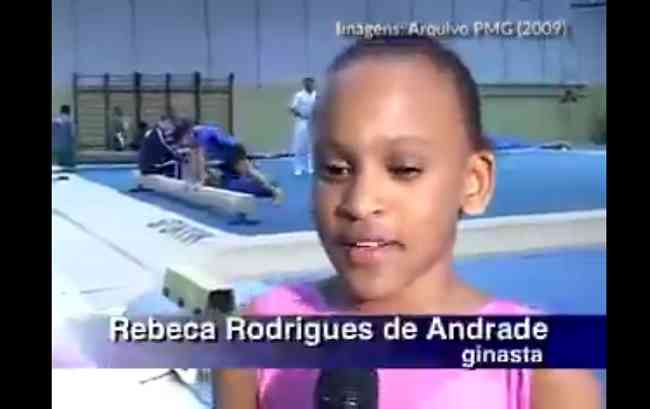 A pequena Rebeca destacou a ajuda das ex-ginastas em 2009, quando ainda nem imaginava como seria sua carreira