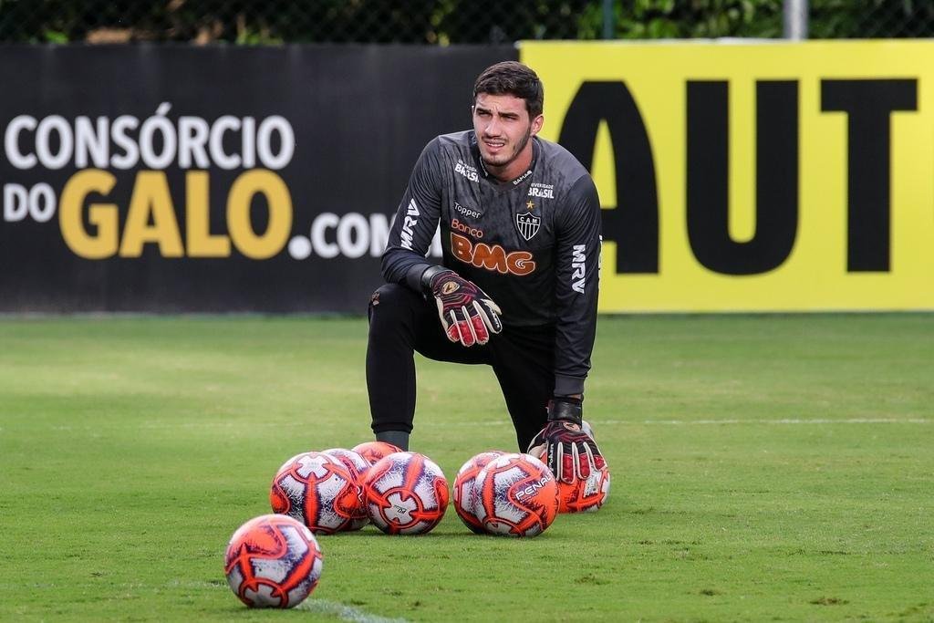 Fotos do treino do Atltico