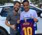 Destaque da base do Cruzeiro refora estafe e ganha camisa autografada de Lionel Messi