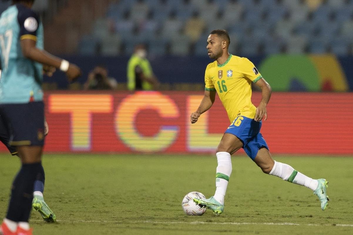 Fotos do jogo entre Brasil e Equador pela Copa Amrica