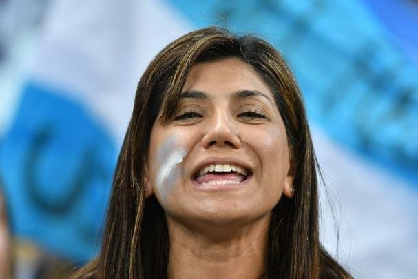 Fotos das torcidas de Brasil e Argentina, no Mineiro, no clssico vlido pela semifinal da Copa Amrica