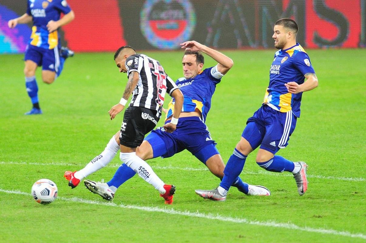 Fotos do jogo entre Atltico e Boca Juniors, no Mineiro, em Belo Horizonte, pela volta das oitavas de final da Copa Libertadores 2021