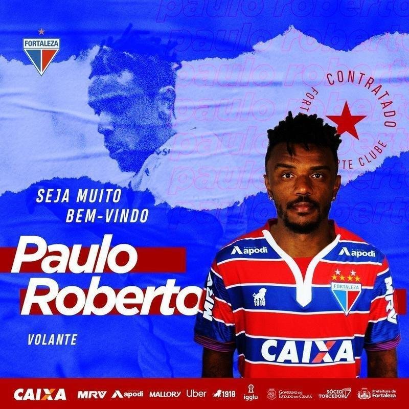 O Fortaleza anunciou a contratao do volante Paulo Roberto