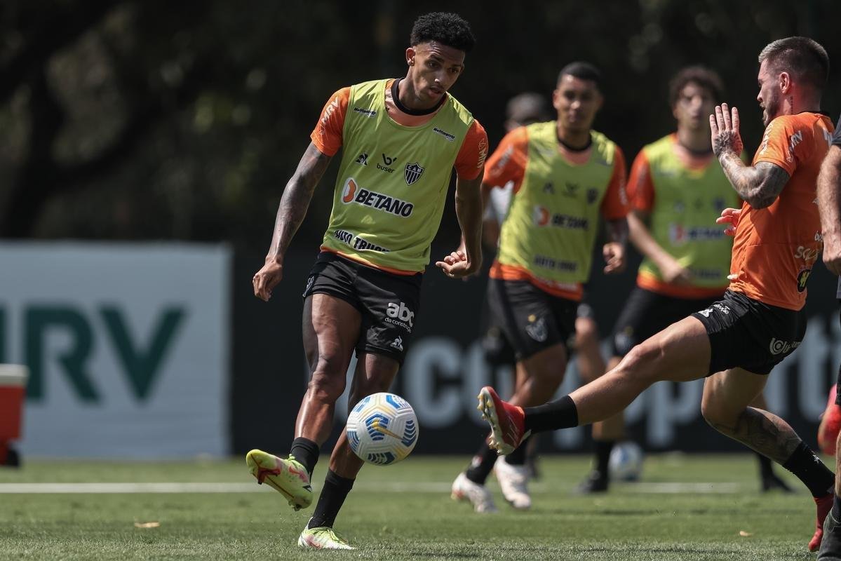 Fotos do treino do Atltico nesta segunda-feira, 13 de setembro de 2021