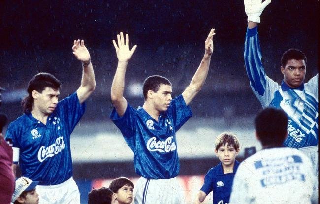 Paulo Roberto Costa, Ronaldo e Dida no Cruzeiro em 1994