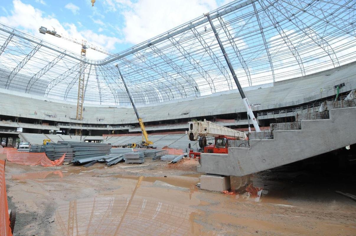 Fotos da Arena MRV nesta sexta-feira (6)