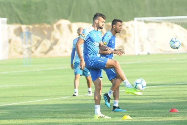 Galeria de fotos do treino do Cruzeiro nesta sexta-feira (6/9), na Toca da Raposa II