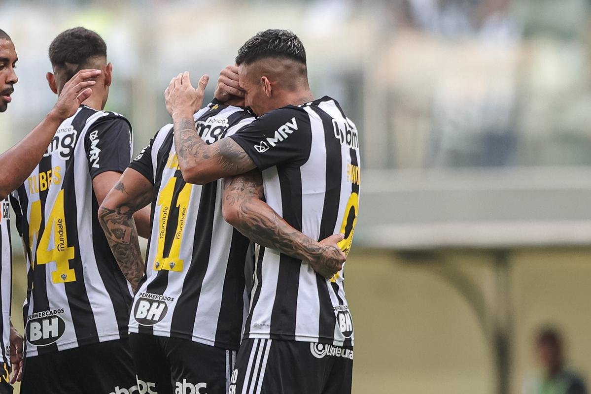 Atltico x Patrocinense: fotos do jogo pelo Campeonato Mineiro
