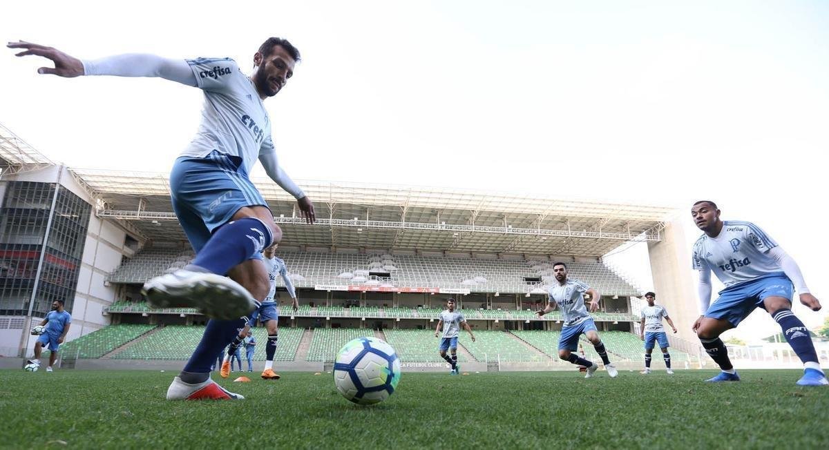 Felipo comandou treino do Palmeiras no Independncia visando ao jogo de quarta, s 21h45, no Mineiro, contra o Cruzeiro, pela semifinal da Copa do Brasil. Time precisa vencer para ir  deciso