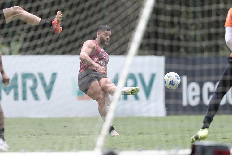 Treinamento do Atlético neste sábado, após o título brasileiro