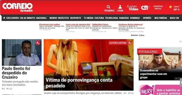 Demisso de Paulo Bento foi destaque na capa dos portais dos principais veculos de comunicao