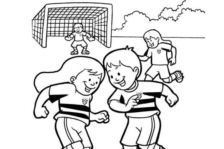 Desenhos de Futebol para colorir Jogo