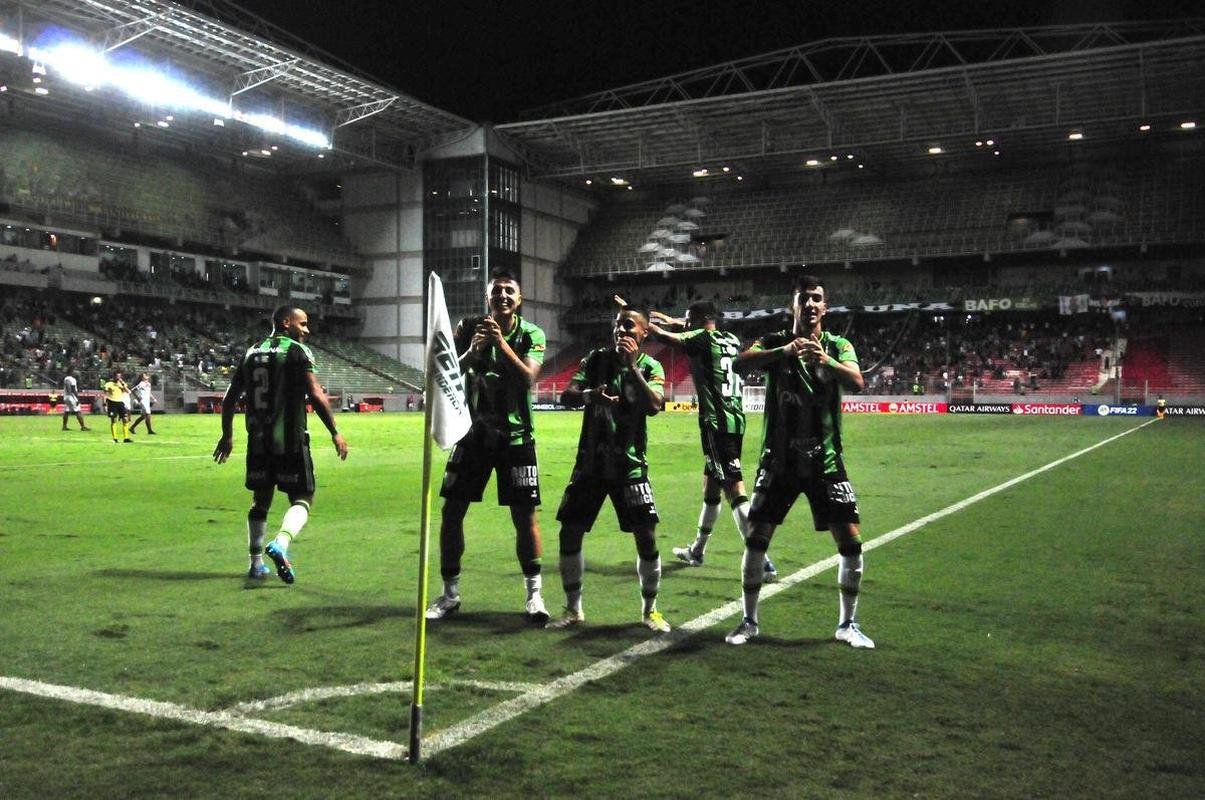 Fotos do jogo entre Amrica e Tolima, no Independncia, em Belo Horizonte, pela terceira rodada do Grupo D da Copa Libertadores 2022