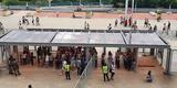 Chegada da torcida do Atltico ao Mineiro para a final da Copa do Brasil, contra o Athletico-PR